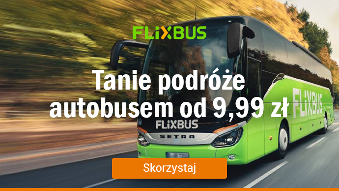 Flixbus - Podróż od 9,99 zł