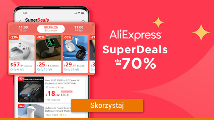AliExpress - Super Deals do -70%