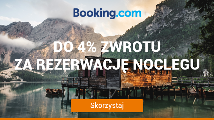 Booking - Do 4 % zwrotu