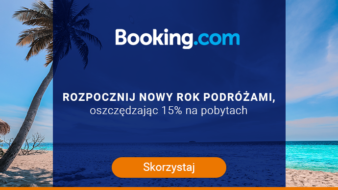 Booking - Oszczędzając -15 % na pobytach