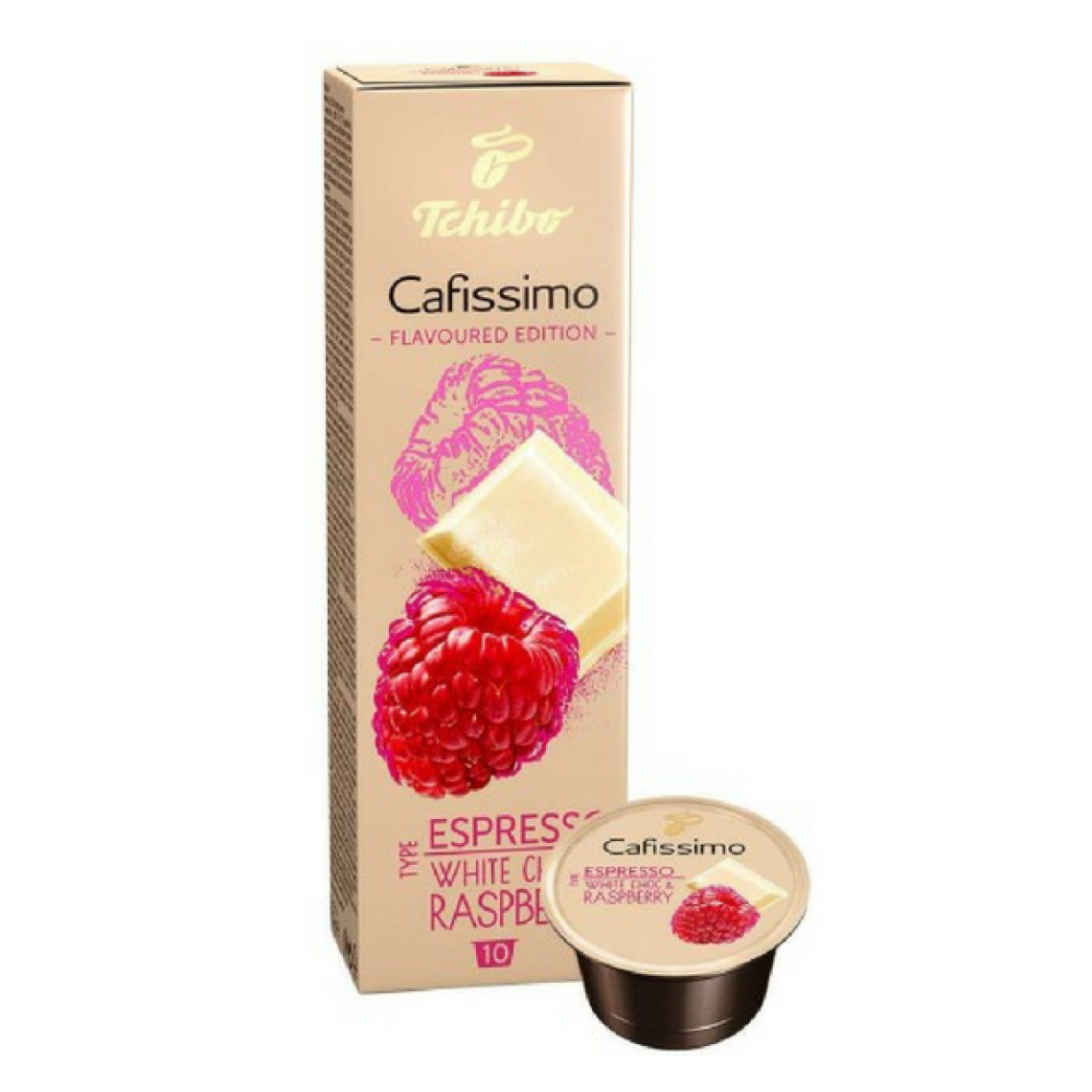 Kawa w kapsułkach Cafissimo White Choc & Raspberry 