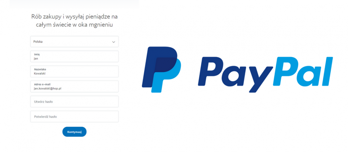 PayPal logowanie 