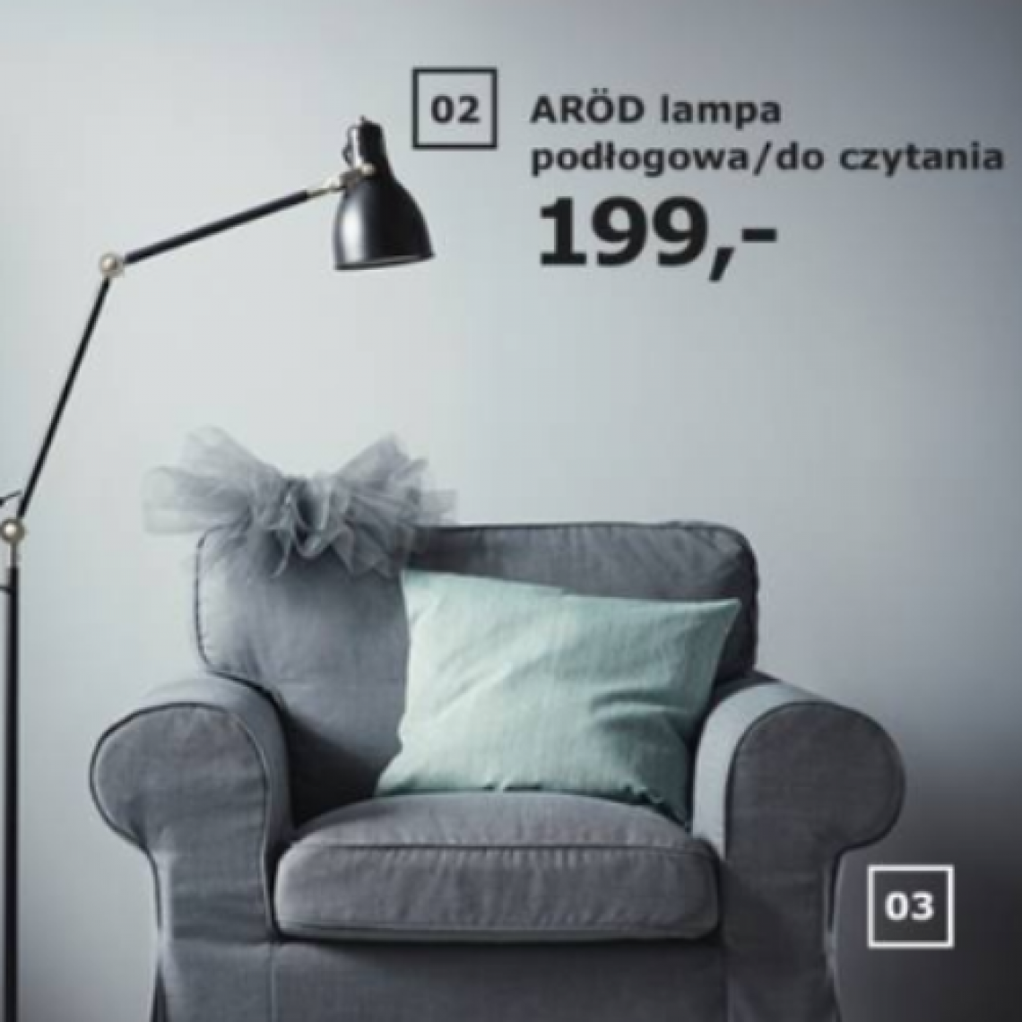 Ikea katalog - lampa podłogowa