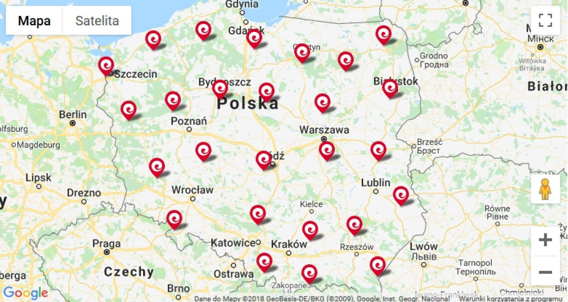 oddziały Eurobank w Polsce